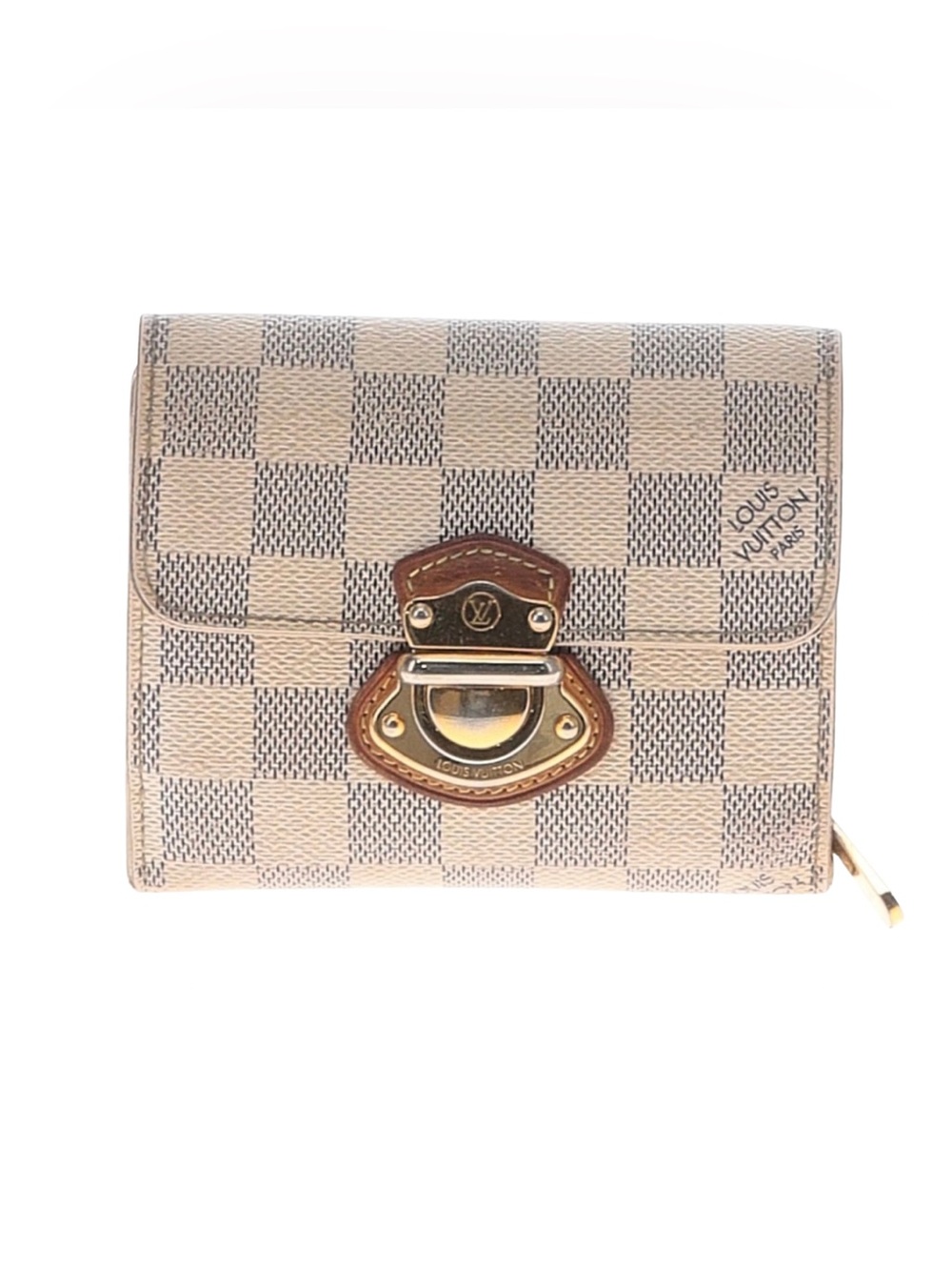 Louis Vuitton Sarah Wallet Damier Azur Beige